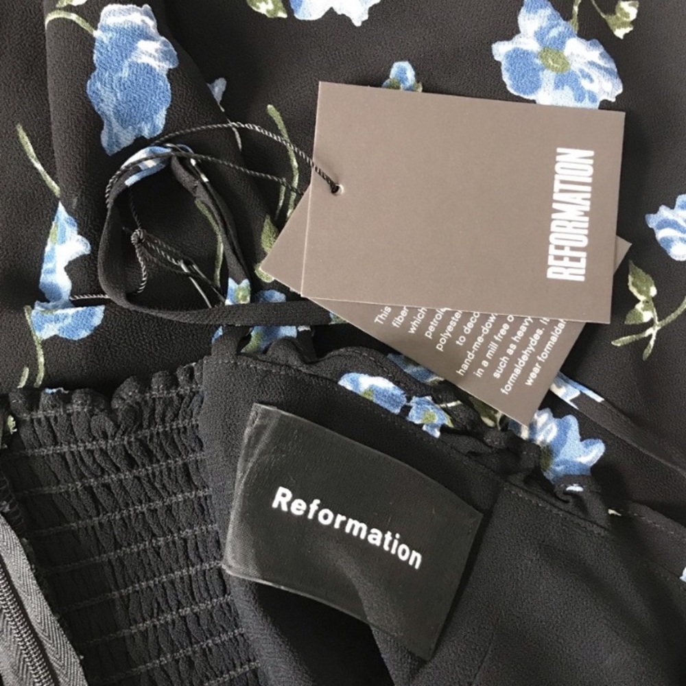 NWT Reformation Cassandra Floral Dress - Picture 7 of 8